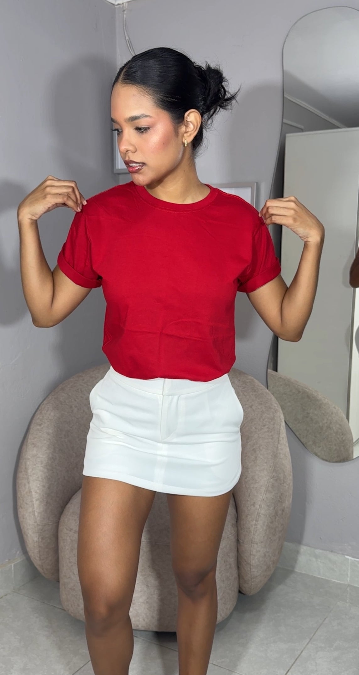 Camisa Básica roja